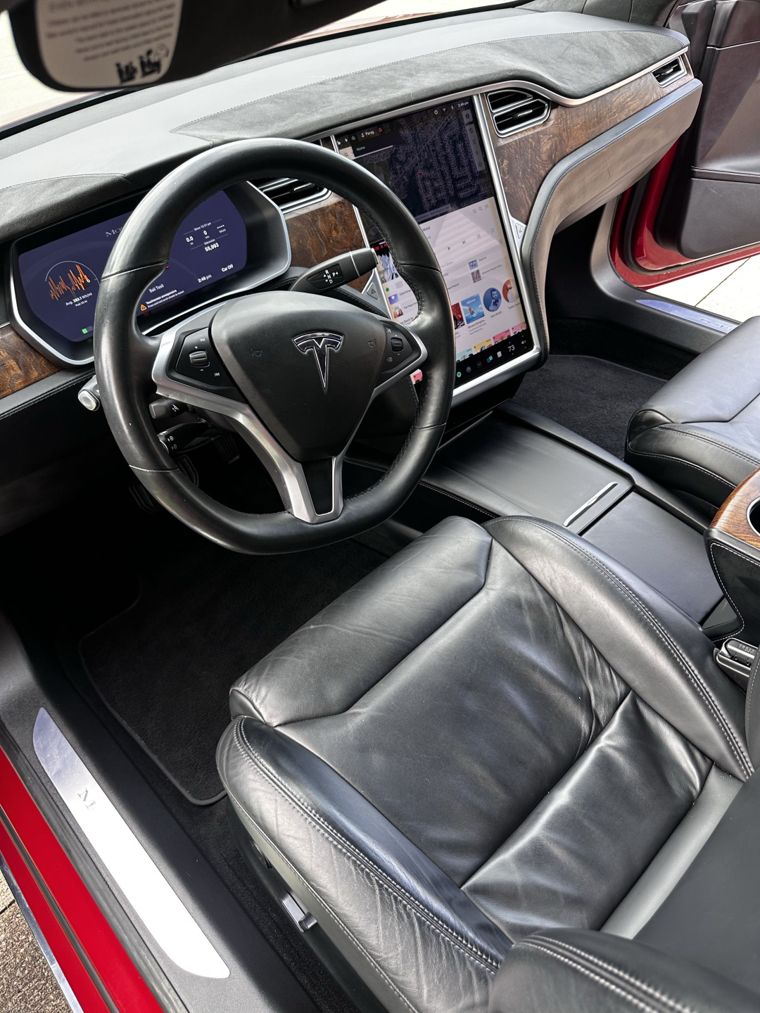 Tesla interior detail